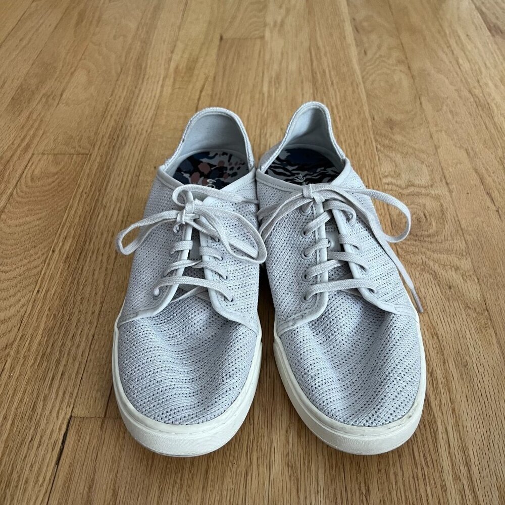 Olukai Pehuea Li Gray Mesh Sneakers Women's Size 9.5